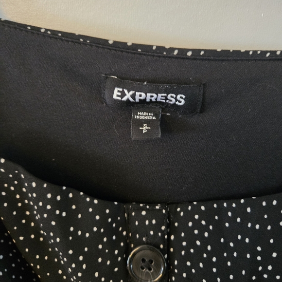 Express Black Strapless Dress - Picture 3 of 5